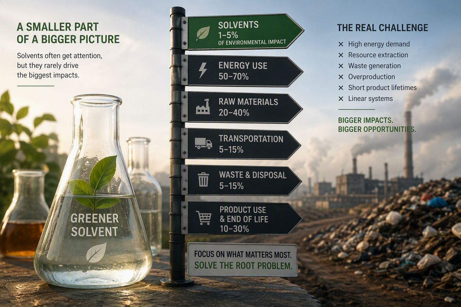 Greener Solvents: Are We Solving the Right Problem?